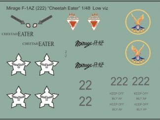 SAAF Mirage F-1AZ Low viz (Castel/Eagle)