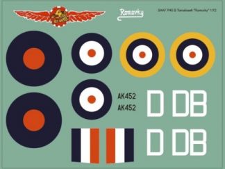 SAAF P40 B Tomahawk "Romovky"