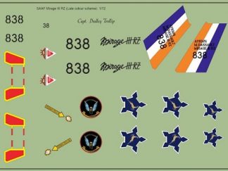 SAAF Mirage III RZ (Late colour scheme)