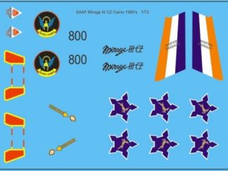 SAAF Mirage III CZ Camo 1980's