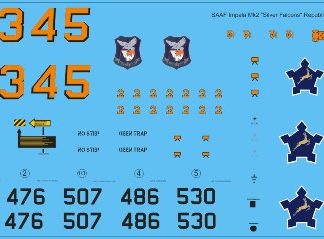 SAAF Impala MK2 "Silver Falcons" Republic Colours