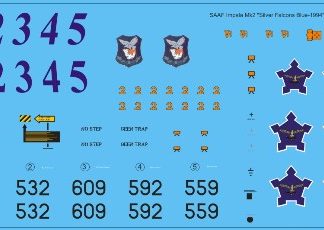 SAAF Impala MK2 "Silver Falcons" post 1994