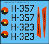 Angolan Air Force Mil Mi-24, 25/35 HIND