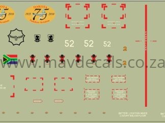 SAAF TP-47 Dakota (DAK 75 Years,  35 Sqn.)